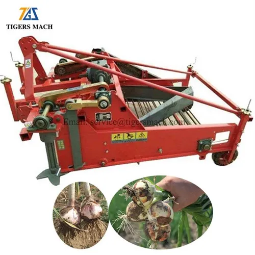 Učinkovit stroj za berbu luka