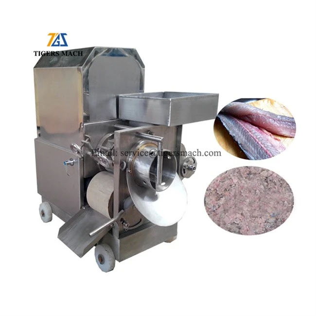 Fully automatic fish meat handling machine for fish ball process line, separate fish bone from fish farm equipment (3)